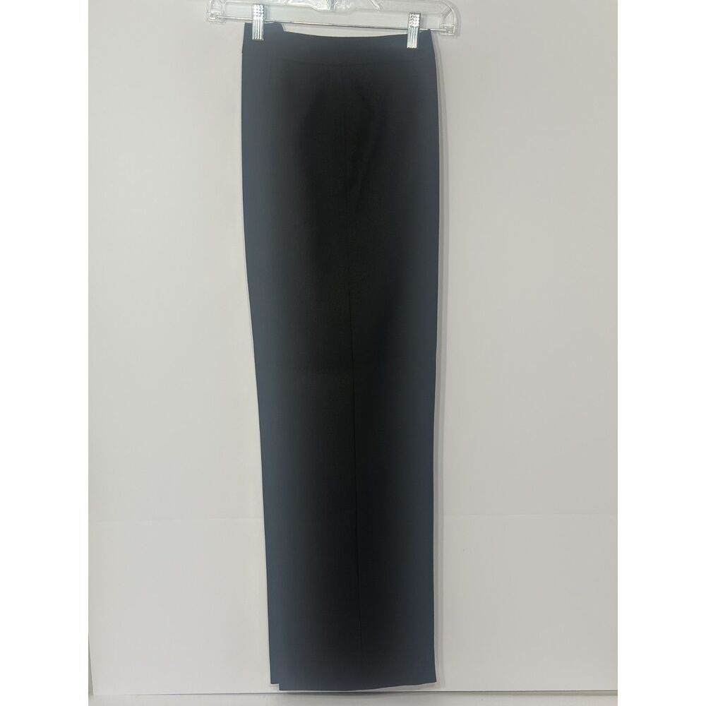 Evan-Picone Women’s Black Wide Leg Career Dress Pants Pull-On Stretch Slacks